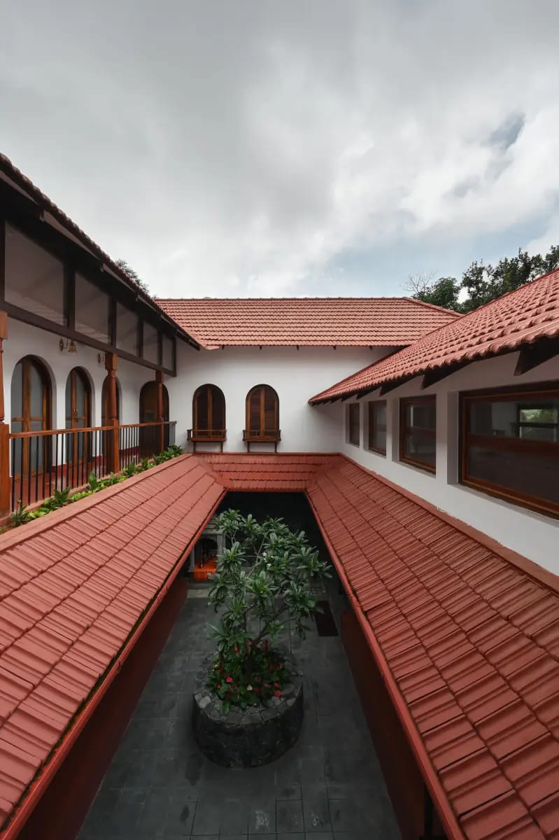 Anahata Coorg courtyard for gatherings